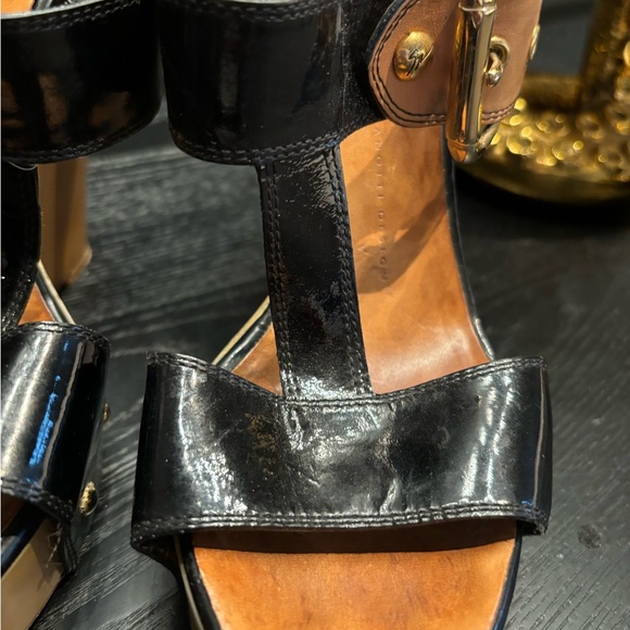 Giuseppe Zanotti Black Leather Wedge - Picture 7 of 9